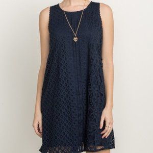 NWT Mystree Lace Sleeveless Dress